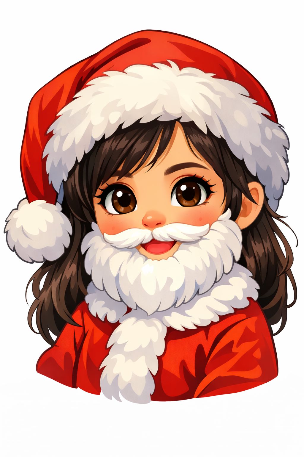 LA  CAREZZA  A BABBO&nbsp;NATALE