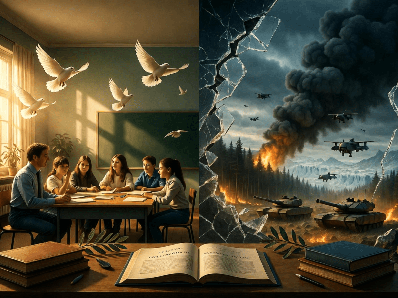 La pace che insegniamo, la guerra che&nbsp;facciamo